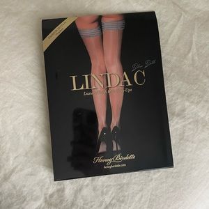 Honey Birdette Linda C Baby Blue Stockings💙